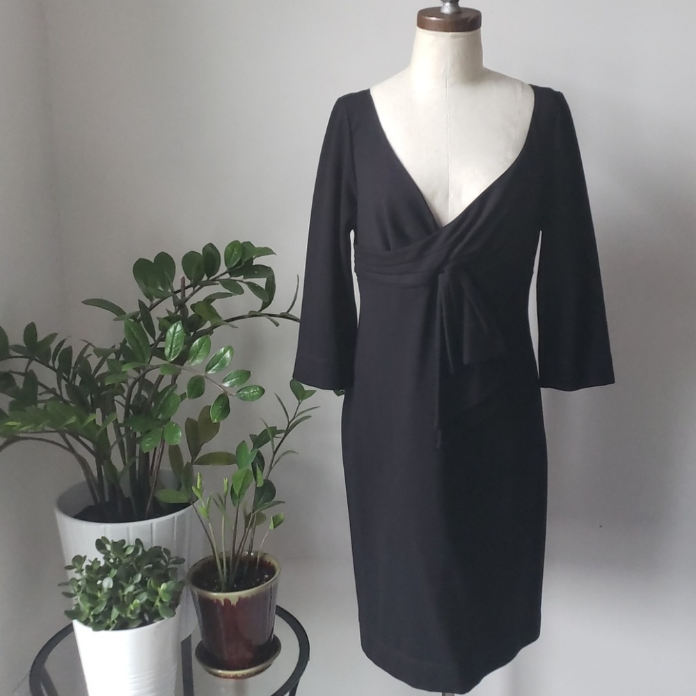 Make an Offer Red Valentino Black 3/4 Sleeve Dress